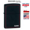 Classic Black and Red Zippo